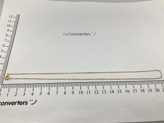 cadena oro 18k 21cm