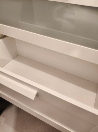 Cómoda Brimnes Ikea Blanca con Cajones