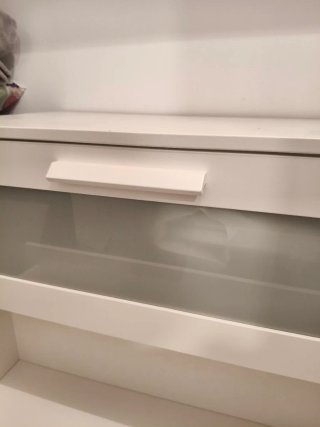 Cómoda Brimnes Ikea Blanca con Cajones