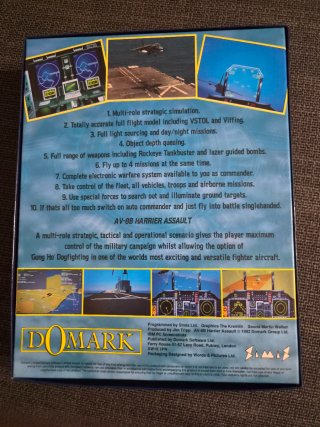 AV-8B Harrier Assault Amiga Big Box