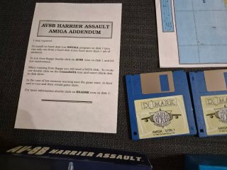 AV-8B Harrier Assault Amiga Big Box