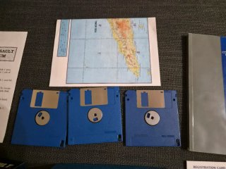 AV-8B Harrier Assault Amiga Big Box