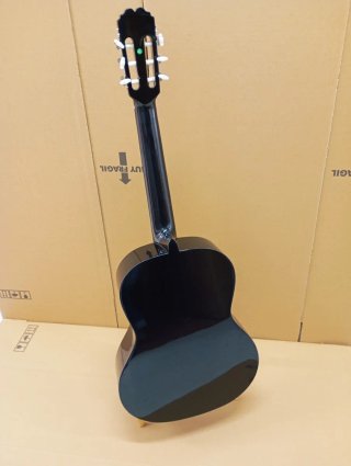 Guitarra Rocío Negra amplificada con OS1