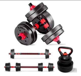 Pesas y barras para gimnasio (30KG)
