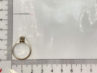 anillo oro 14k con diamante