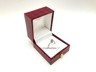 anillo oro 14k con diamante