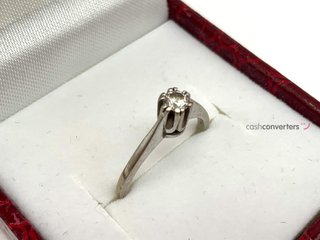 anillo oro 14k con diamante