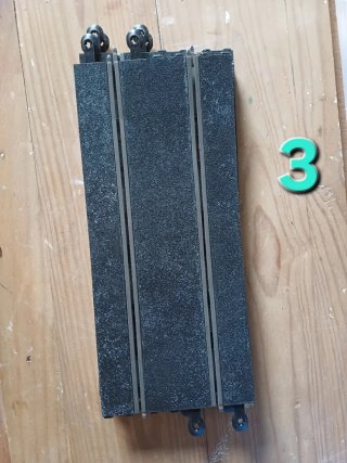 Scalextric Alfa Romeo Tarquini cambio pista chican