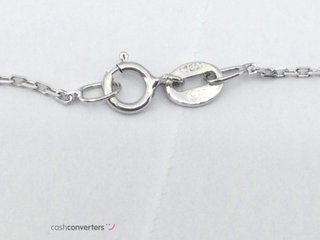 collar oro 18k con diamante de laboratorio 23cm