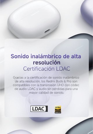 Auriculares Xiaomi Redmi Buds 6 Pro