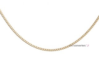 cadena oro 18k 25cm