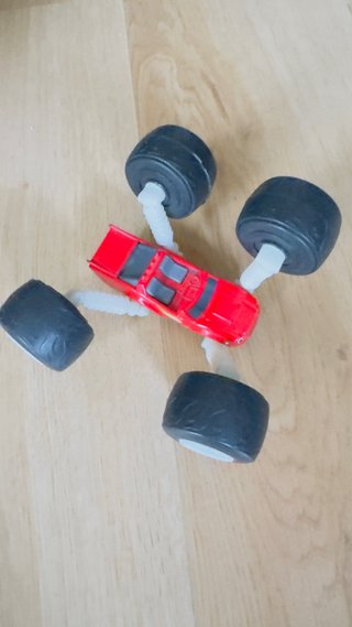Coche Monster Truck Rojo