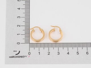 argollas oro 18k