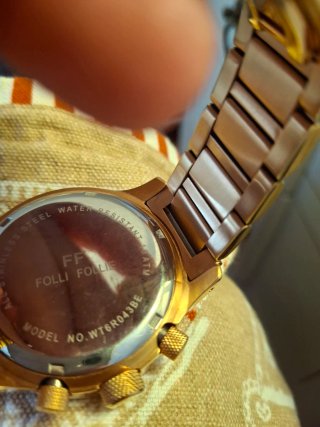 Reloj Folli Follie Dorado y Blanco