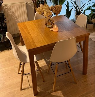 Mesa extensible madera 4-6 personas