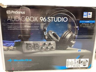 tarjeta sonido presonus audiobox 96 studio