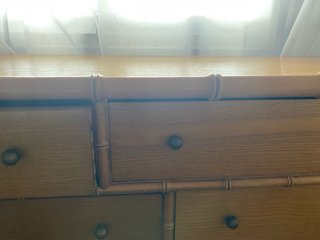 Cómoda Vintage Bambú y Madera