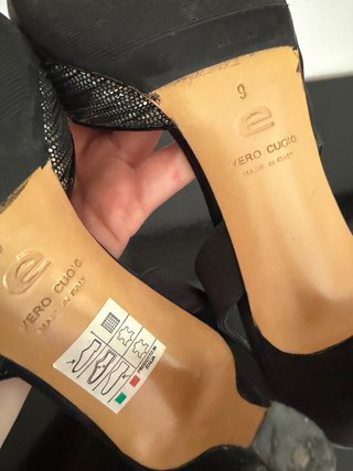 Scarpe décolleté slingback nere Elata