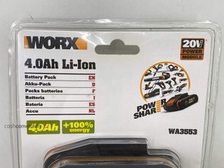 accesorios taller worx 4.0ah li-ion