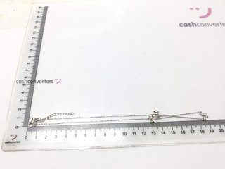 collar plata 925mm con piedra con circonita 21cm