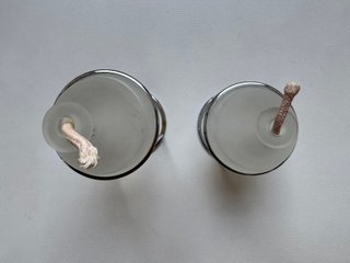 2 LÁMPARAS DE ACEITE O ALCOHOL