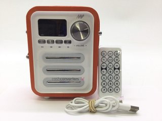 radio portatil retro altavoz