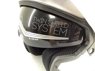 casco integral ls2 twin shield system