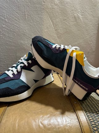 Zapatillas New Balance 327 Verde/Morado