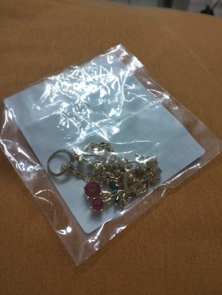 Set gioielli ciliegie rosse e argento