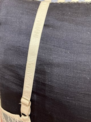 Sujetador Armani Aros Encaje Elegante Blanco