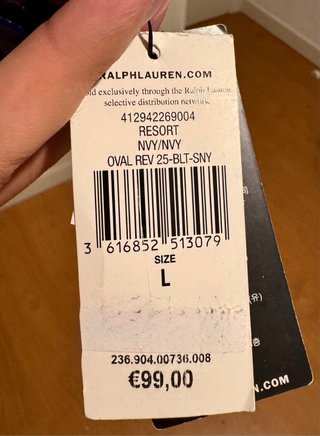 Ralph Lauren Cinturón de mujer de piel texturizada