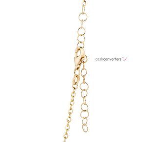 collar oro 18k con piedra 22cm