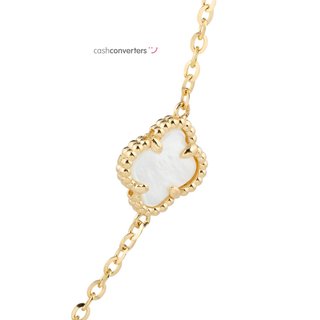 collar oro 18k con piedra 22cm