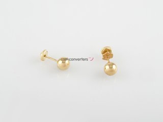pendientes oro 18k