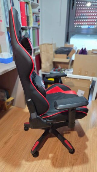 Silla Gaming 1337 Industries Negra/Roja