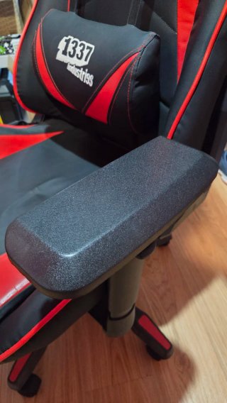 Silla Gaming 1337 Industries Negra/Roja