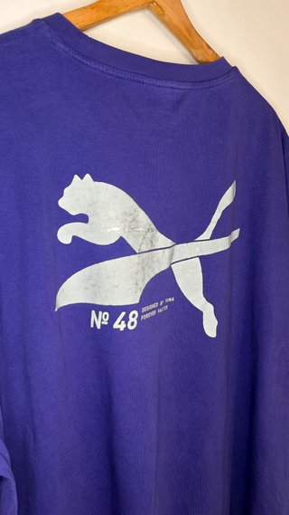 Camiseta Puma Morada Manga Corta