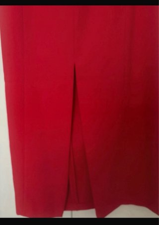 Vestido Largo Zara Rojo