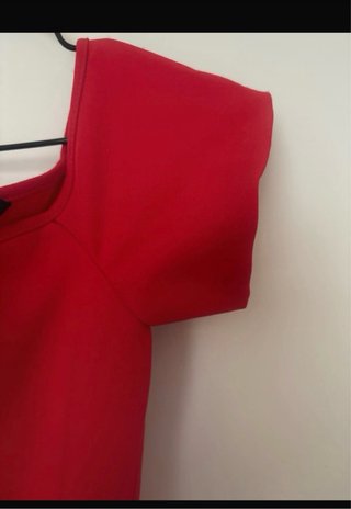 Vestido Largo Zara Rojo