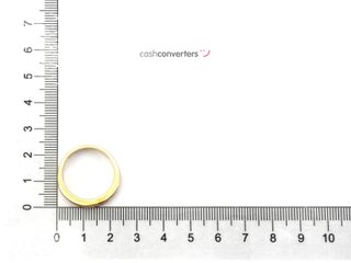 alianza oro 18k con piedra con diamante