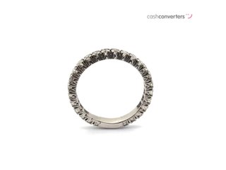 alianza oro 18k con piedra con diamante