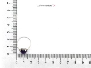 sortija oro 18k con piedra con diamante