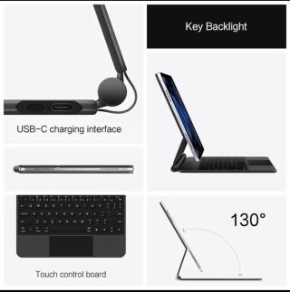 Funda magnética iPad Pro 12.9 con teclado