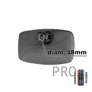 Gran Angular Cristal Con Carcasa Manual Convexo Gris - Camion IVECO EUROCARGO (1991-2003)