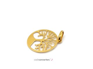 colgante oro 18k con circonita