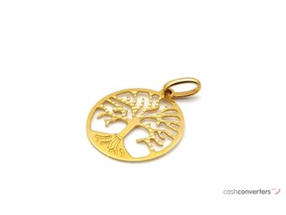 colgante oro 18k con circonita