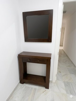 Recibidor de madera con espejo (ultimo precio)
