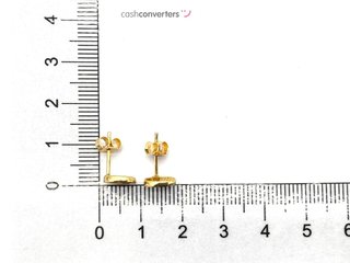 pendientes oro 18k con piedra