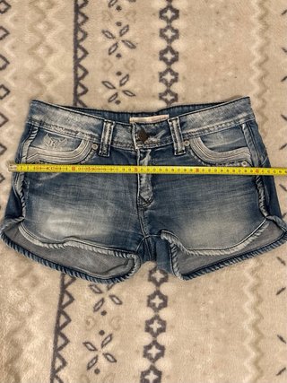 Kaporal Low Rise Denim Micro Shorts Vintage 00s M