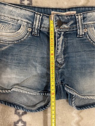Kaporal Low Rise Denim Micro Shorts Vintage 00s M